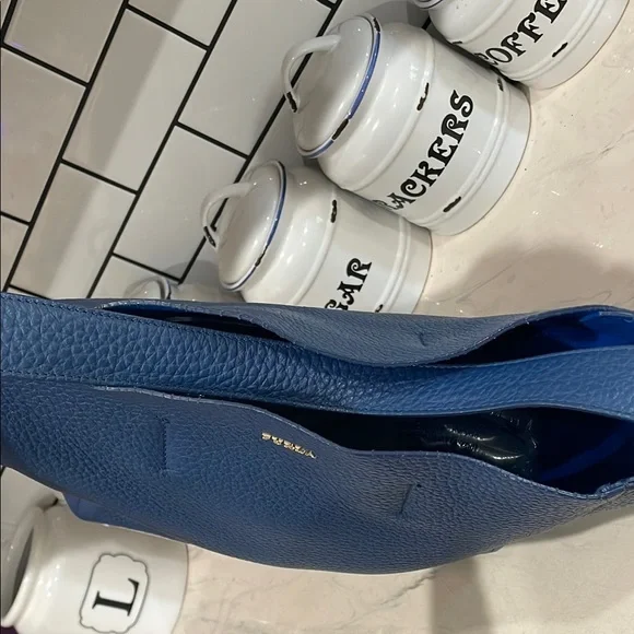 Furla Capriccio M blue leather hobo bag - Picture 6 of 12